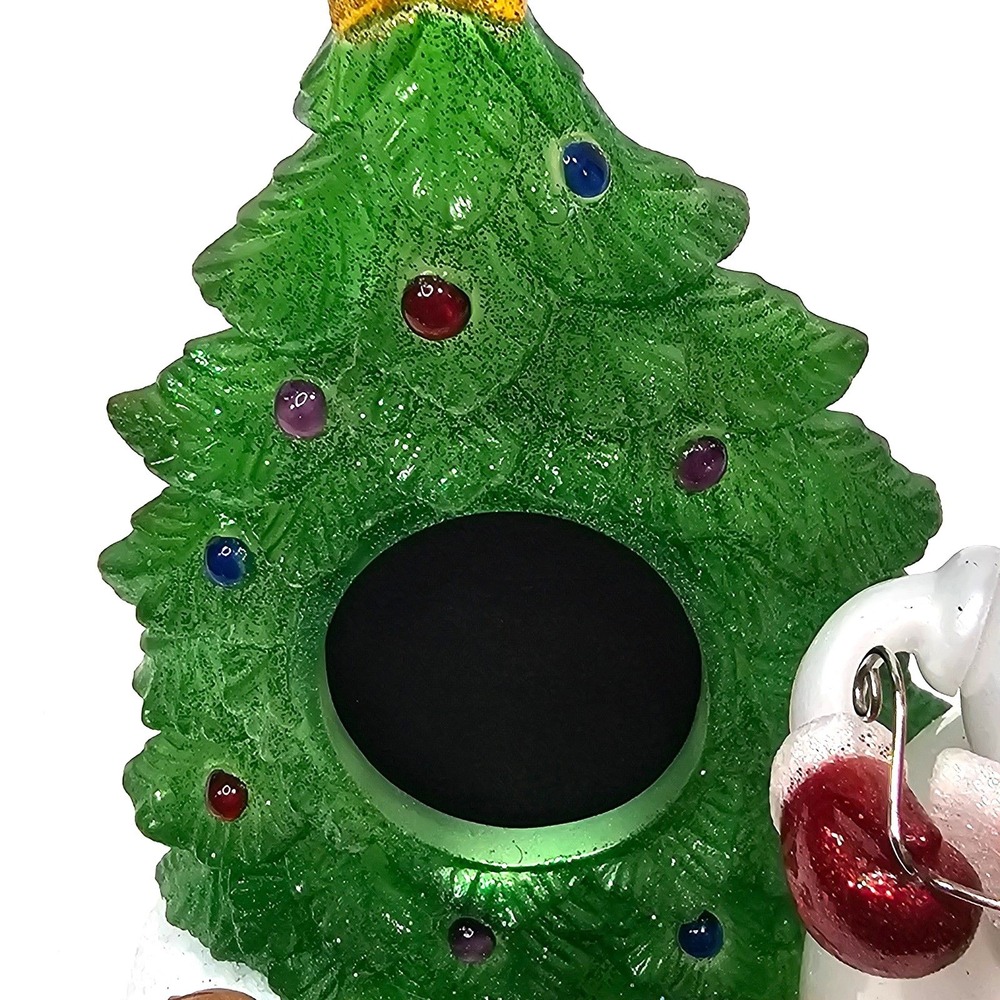 Christmas Snowman Photo Frame Stocking Holder Light Up Tree Bunny Decor - Picture 6 of 13